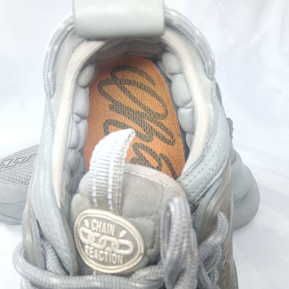 Versace Chain Reaction Sneakers Mens Shoes Size 42, US 9 Gray main image 11
